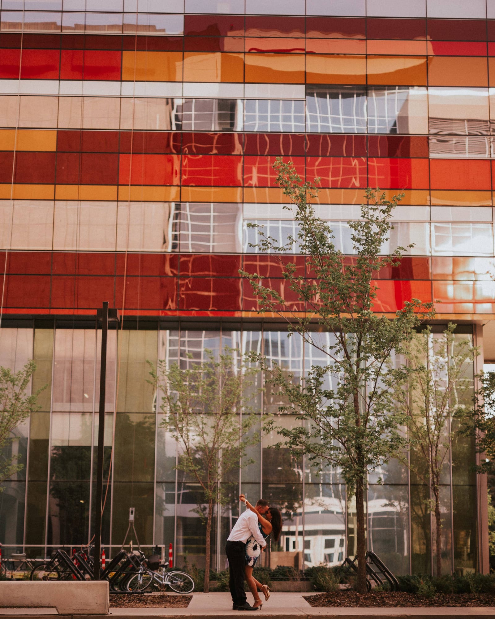 Engagement photography Edmonton — engagement pose