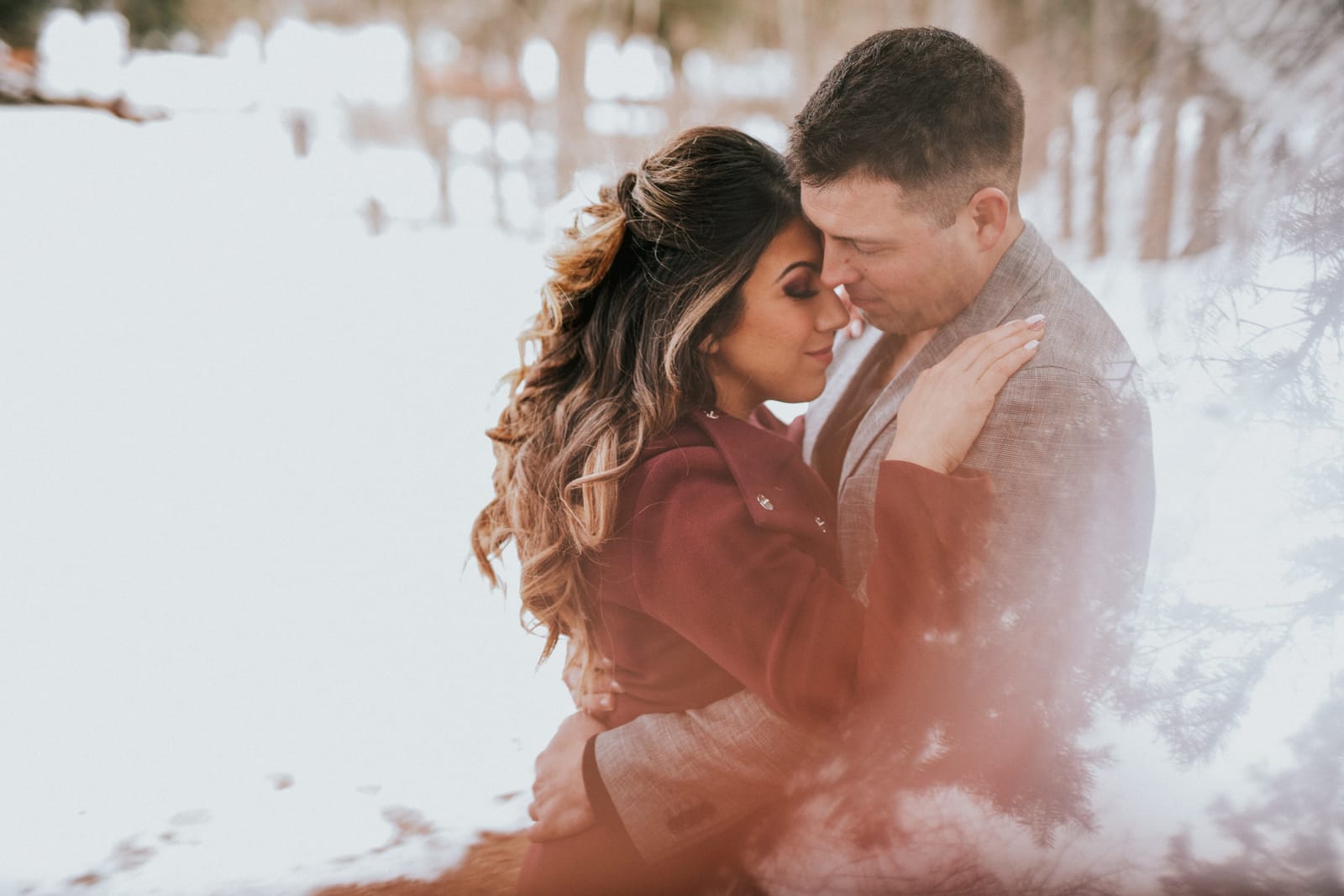 Engagement photography Edmonton — engagement pose