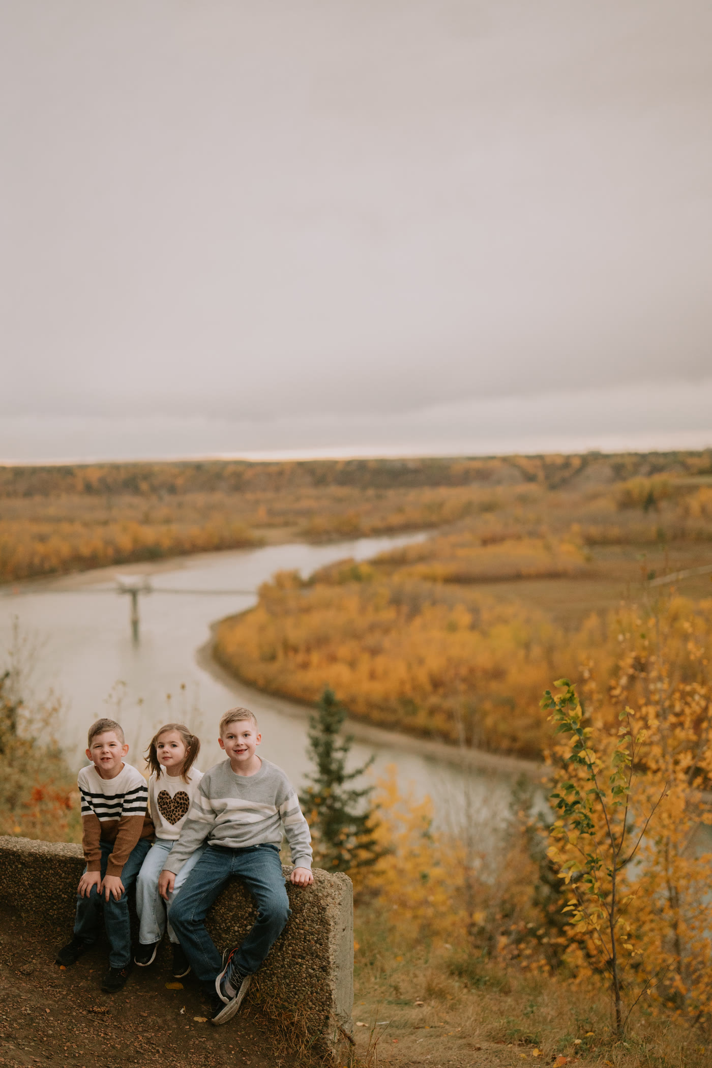 Family photography Edmonton — autumn portrait