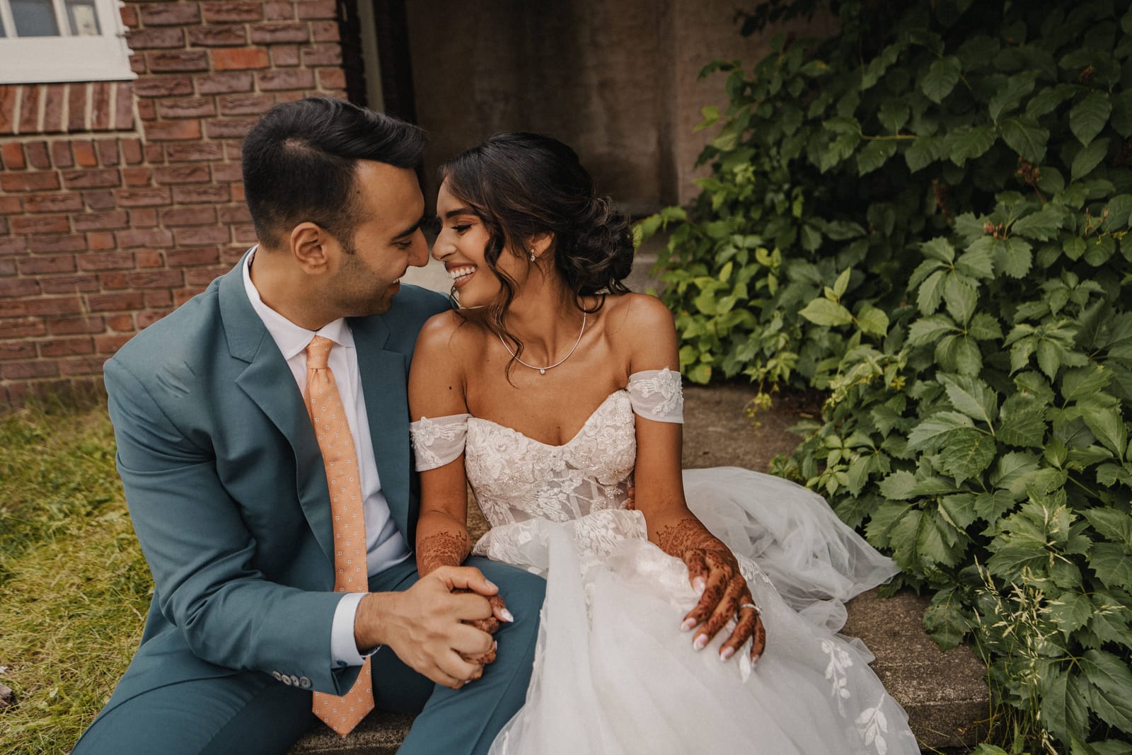 Indian wedding photography Edmonton — bridal portrait