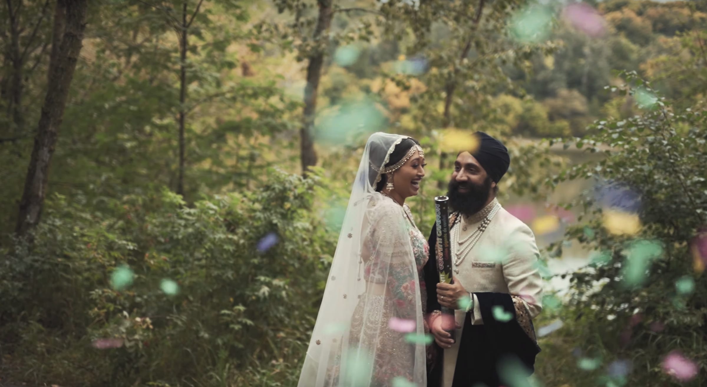 Indian wedding photography Edmonton — wedding couple portrait