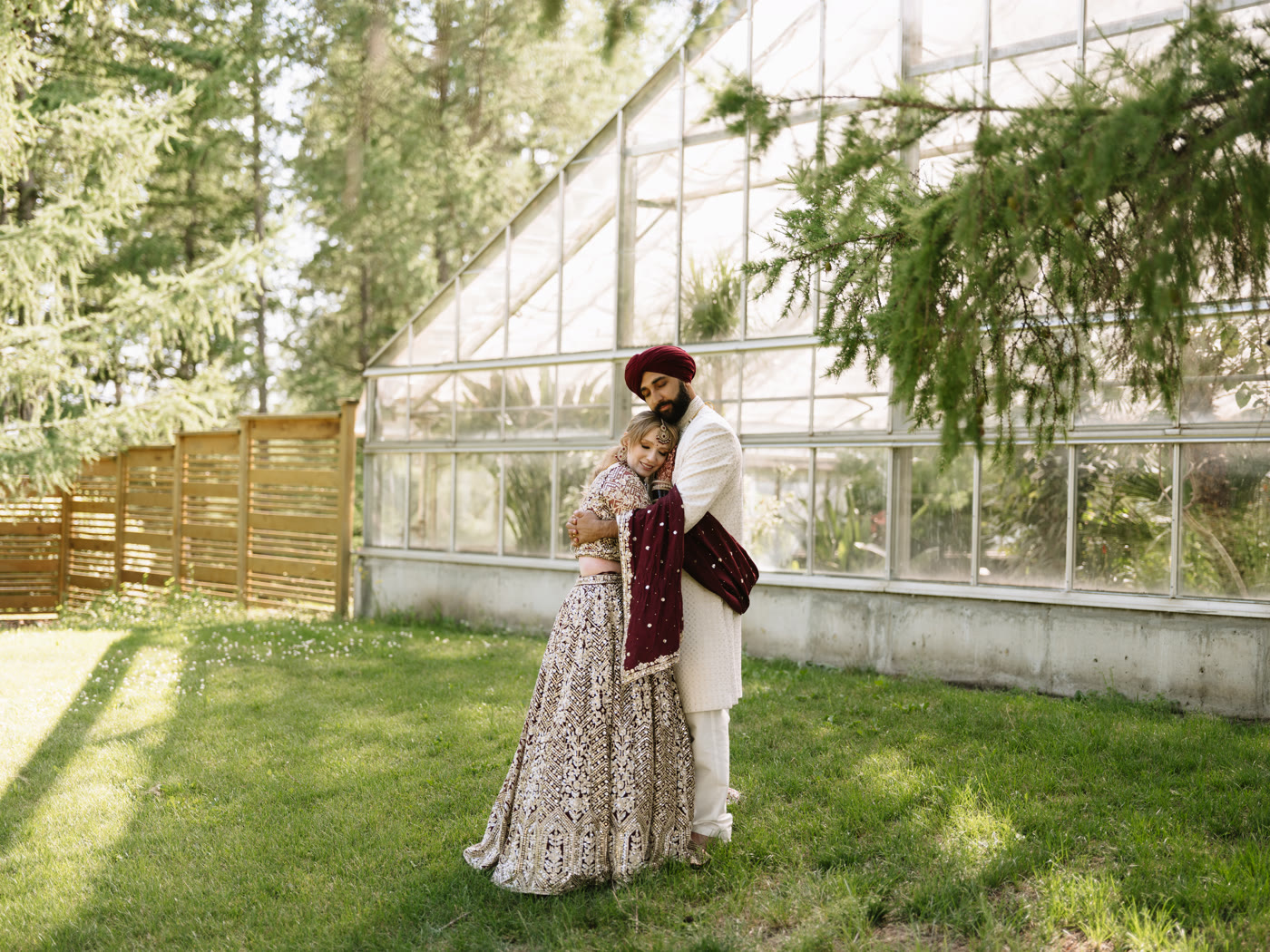 Indian wedding photography Edmonton — couple portrait 2