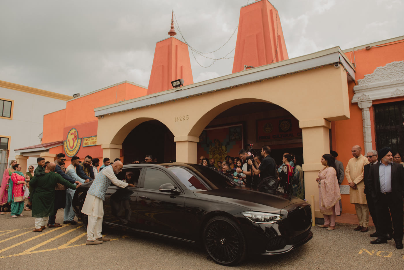 Indian wedding photography Edmonton — reception moment