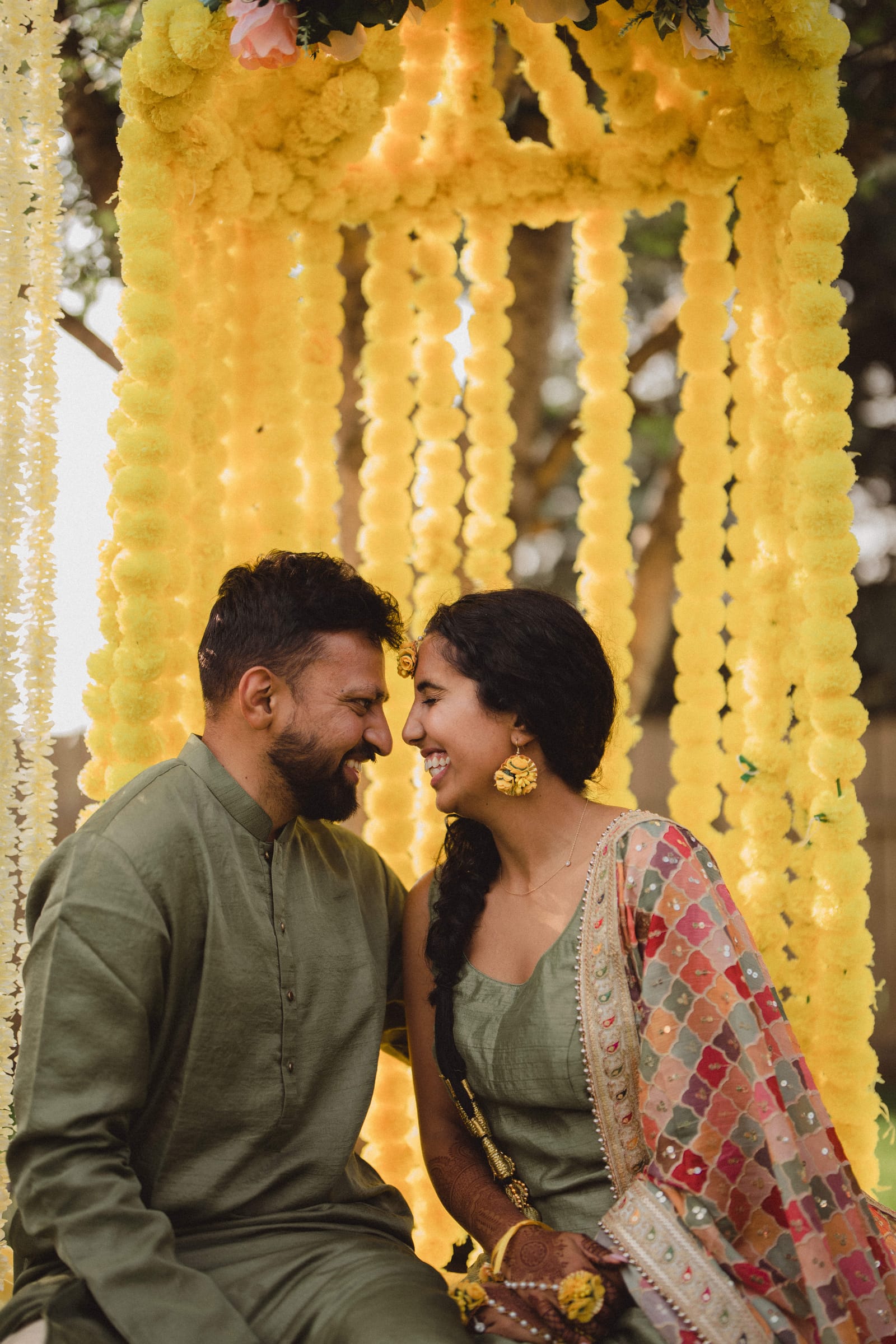 Indian wedding photography Edmonton — haldi celebration