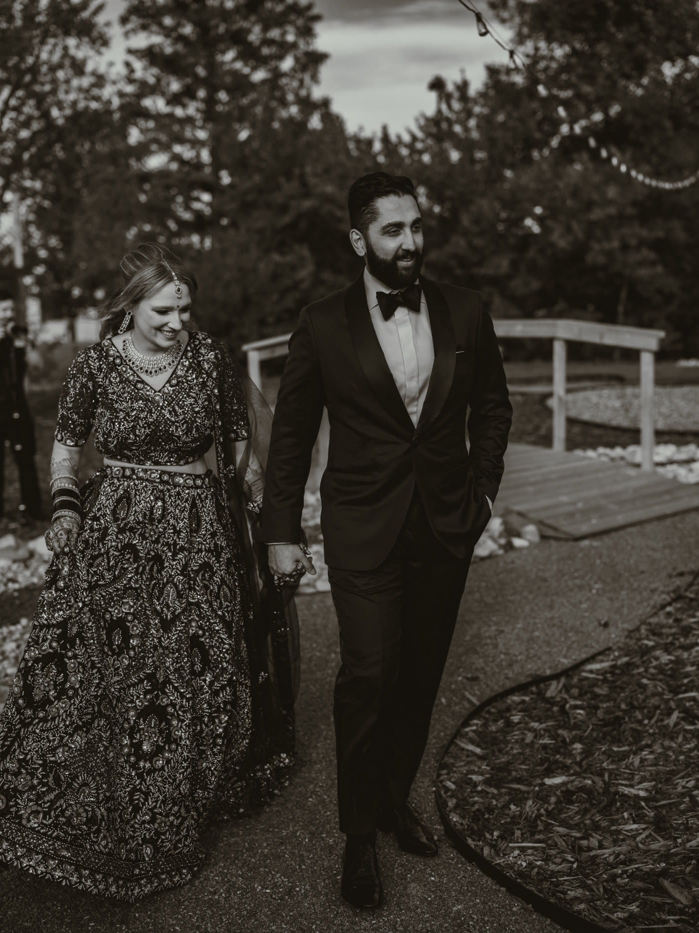 Indian wedding photography Edmonton — baraat energy