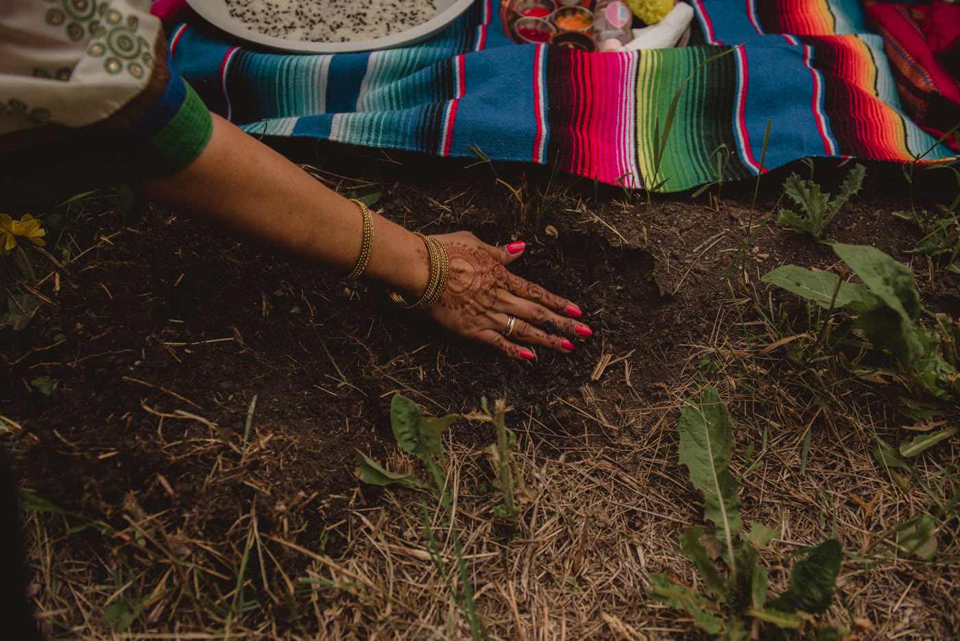 Indian wedding photography Edmonton — outdoor portrait