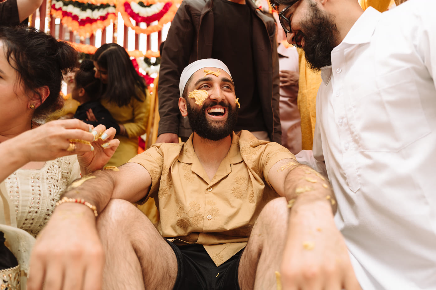 Indian wedding photography Edmonton — couple embrace