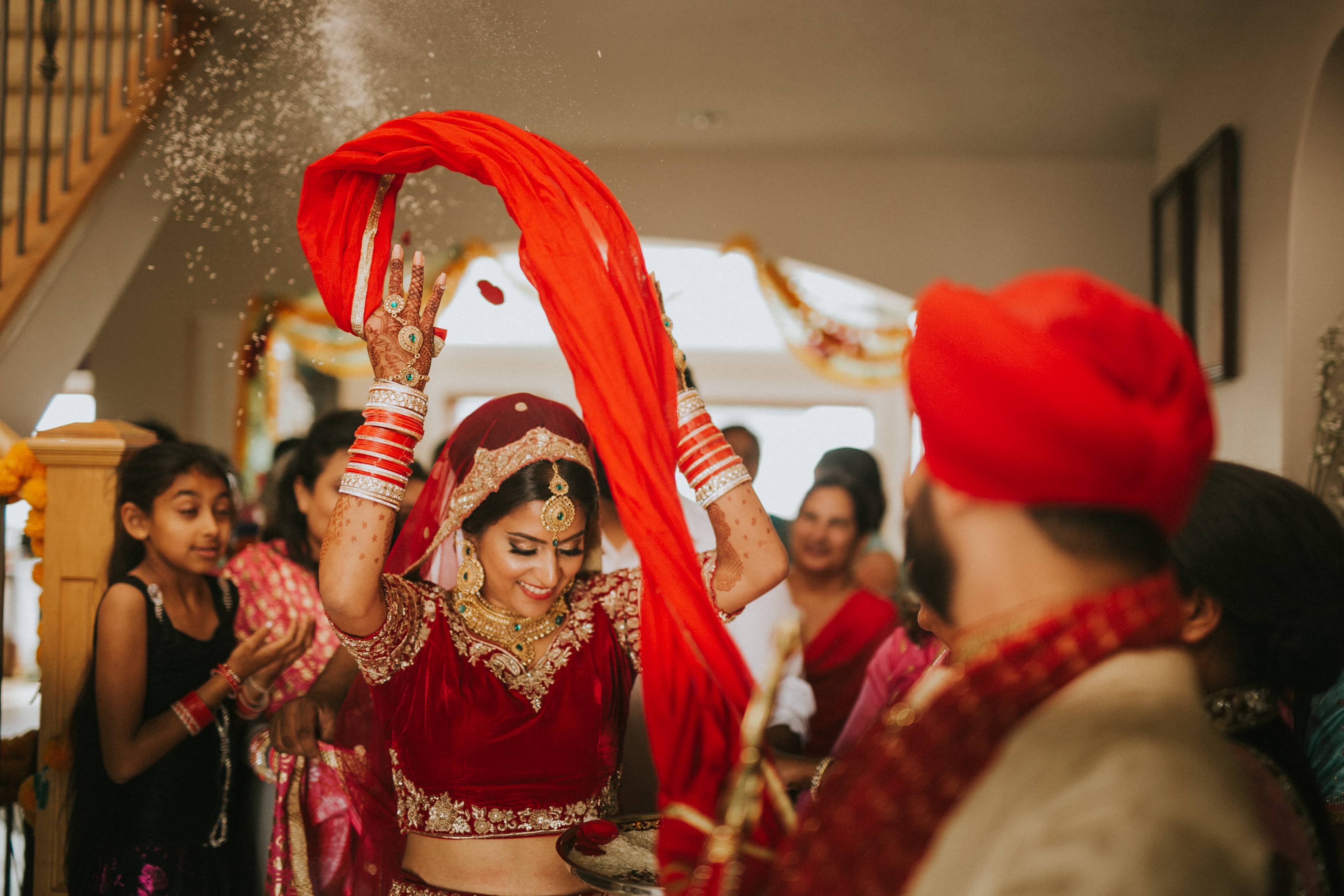 Indian wedding photography Edmonton — pheras ceremony