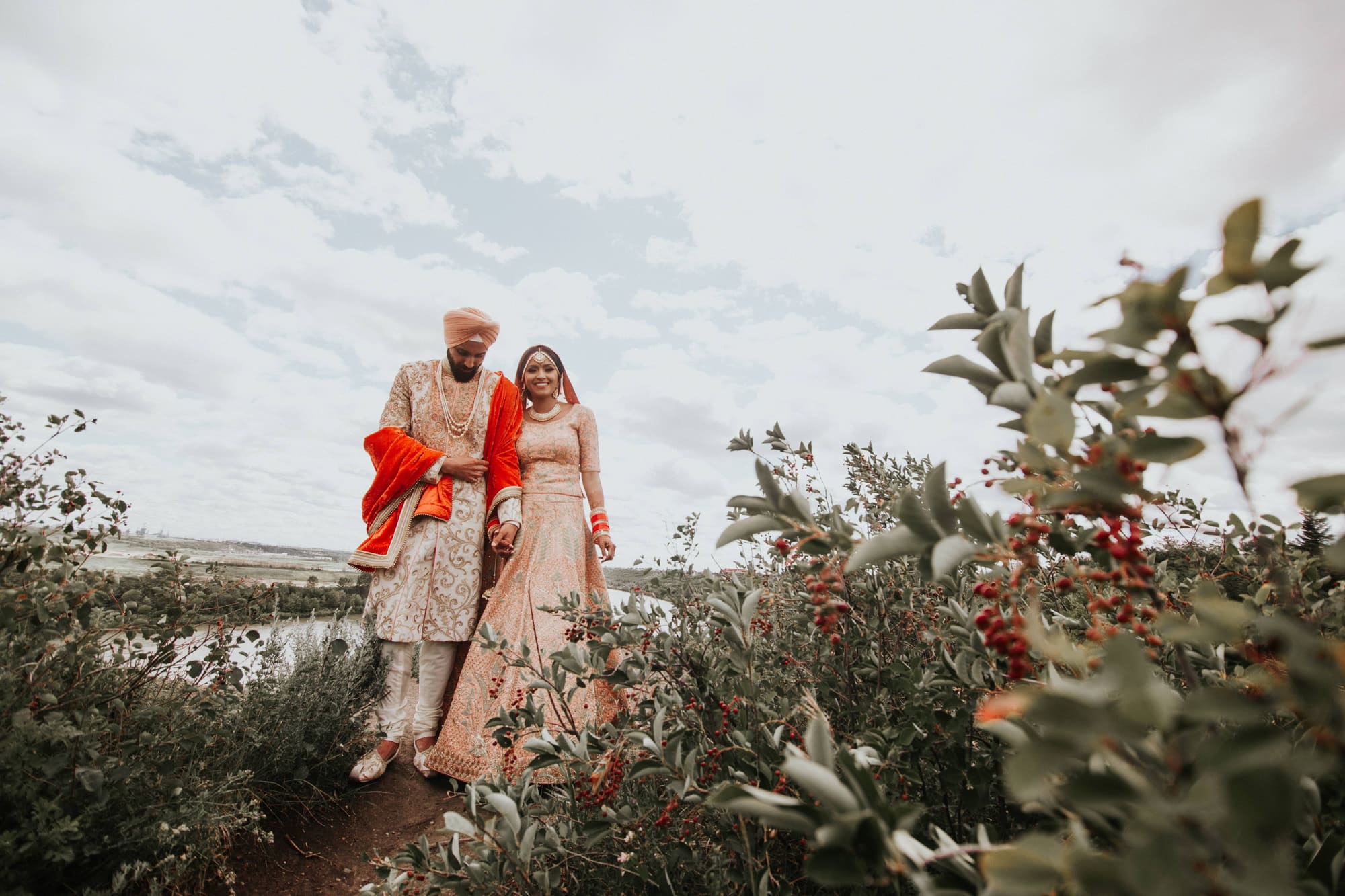 Indian wedding photography Edmonton — baraat procession