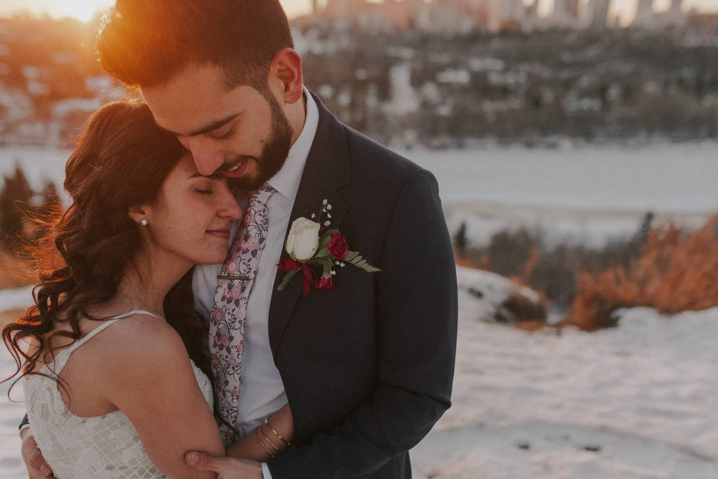Edmonton wedding photography — wedding rings detail