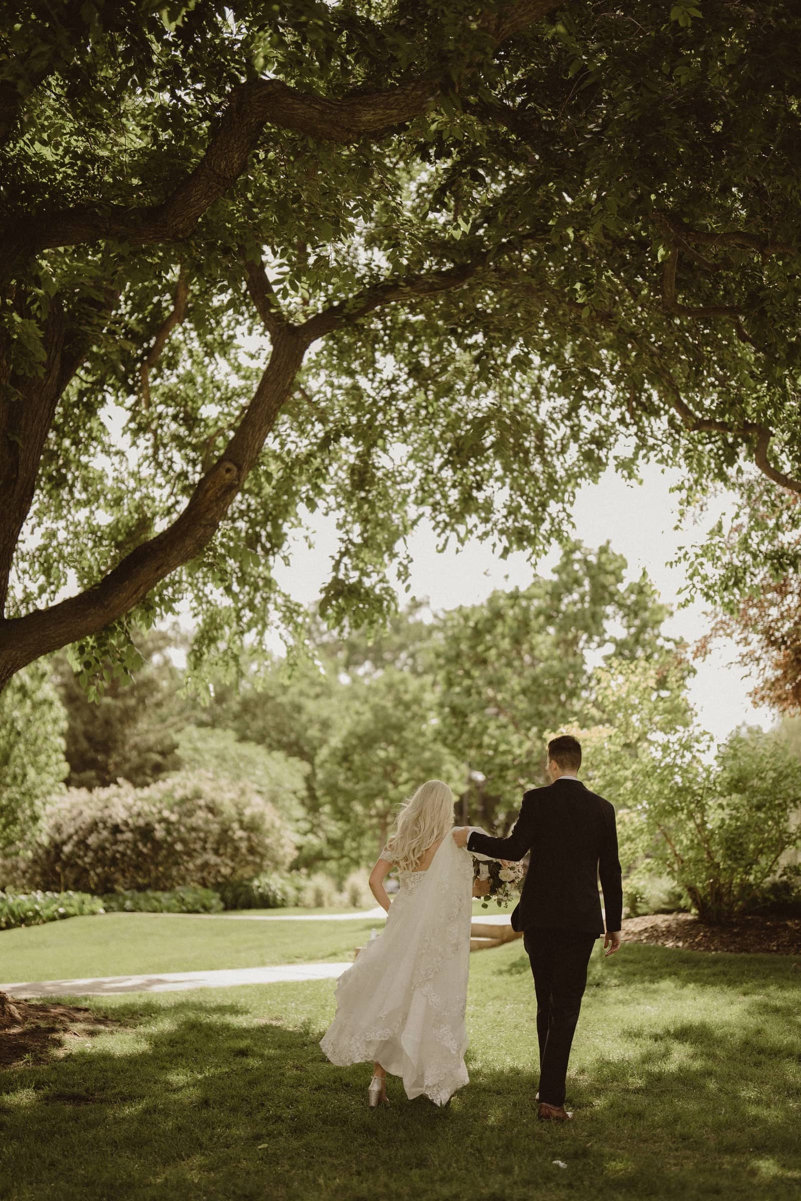 Edmonton wedding photography — romantic wedding moment