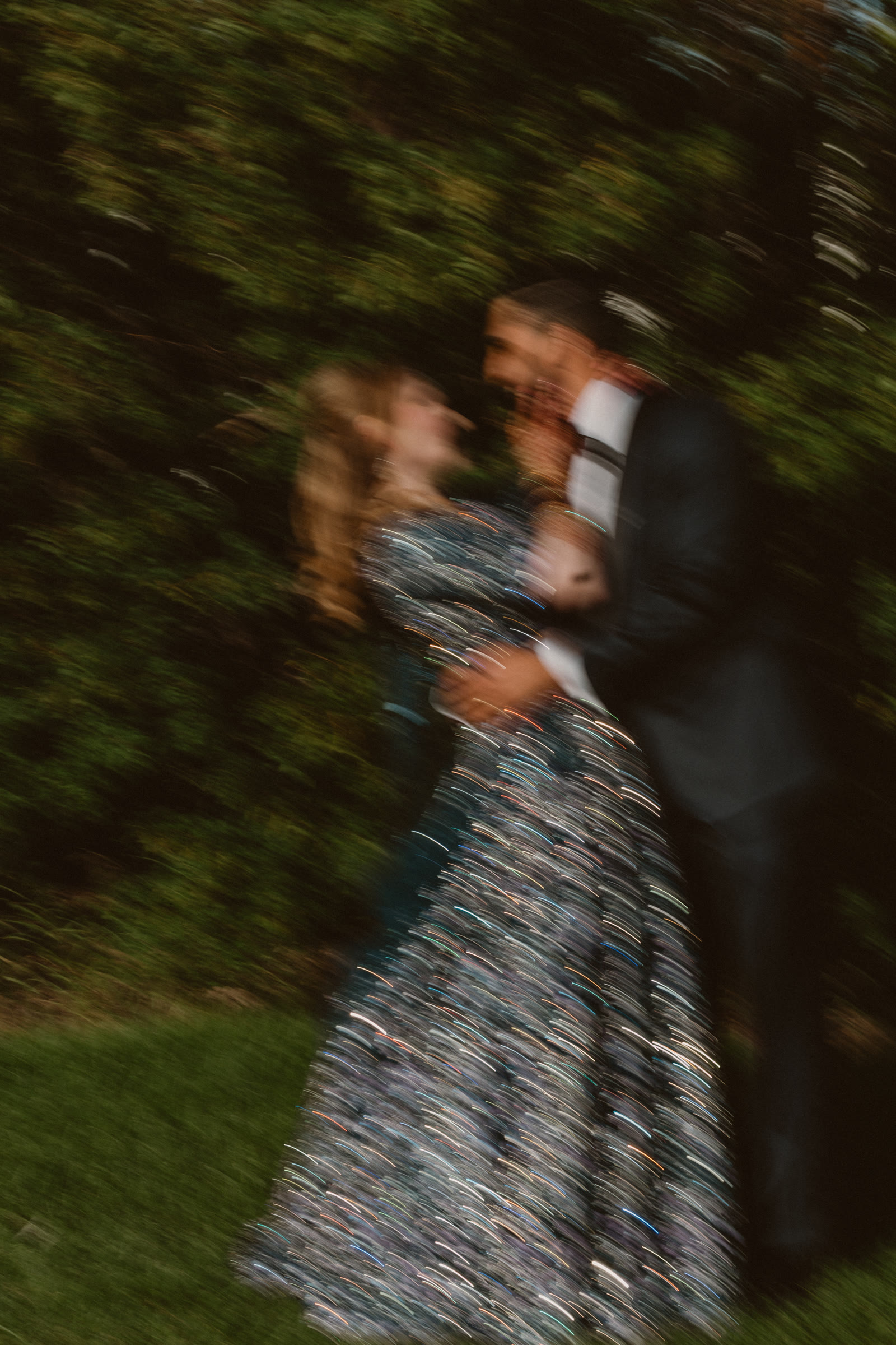 Edmonton wedding photography — motion blur couple portrait by MH Photography